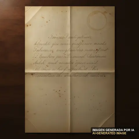 Documento de muestra generado por IA: carta familiar