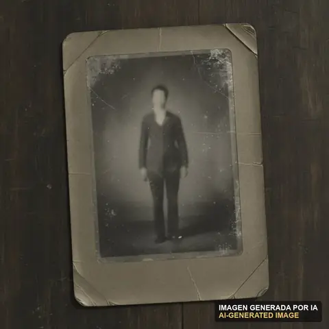 Documento de muestra generado por IA: retrato tipo tintype