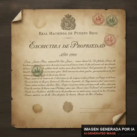 Documento de muestra generado por IA: título de tierra