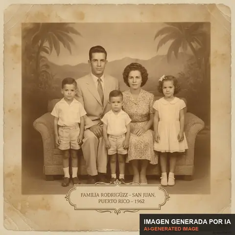 Documento de muestra generado por IA: retrato familiar