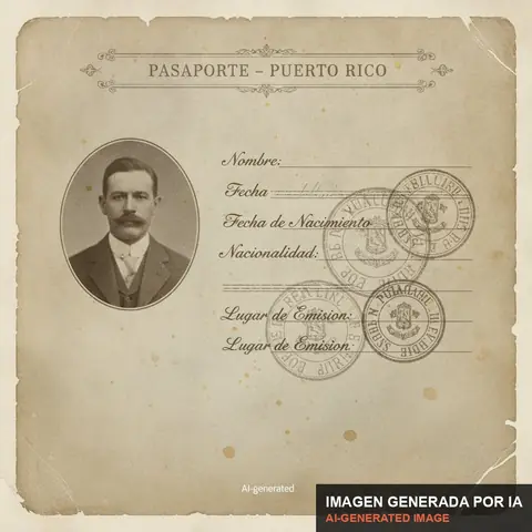 Documento de muestra generado por IA: página de pasaporte