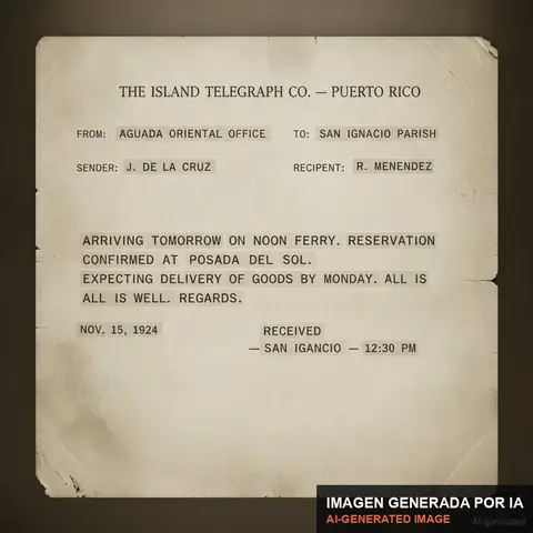 Documento de muestra generado por IA: telegrama