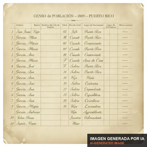 Documento de muestra generado por IA: hoja de censo