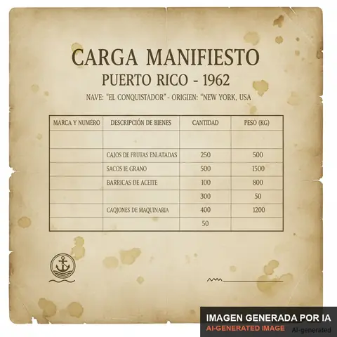 Documento de muestra generado por IA: manifiesto de carga
