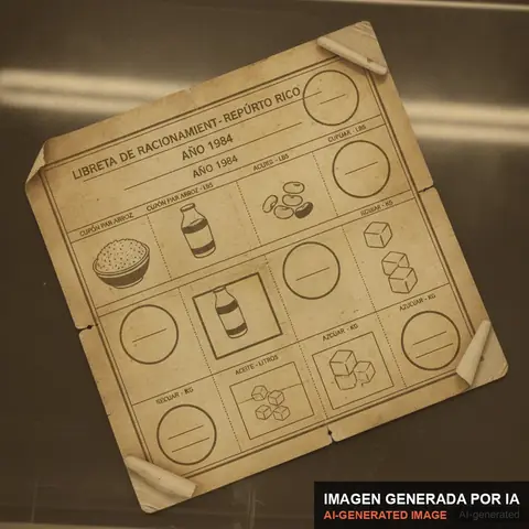 Documento de muestra generado por IA: cartilla de racionamiento