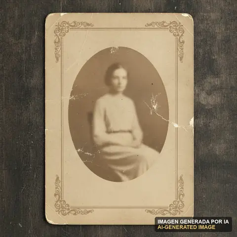 Documento de muestra generado por IA: tarjeta fotográfica