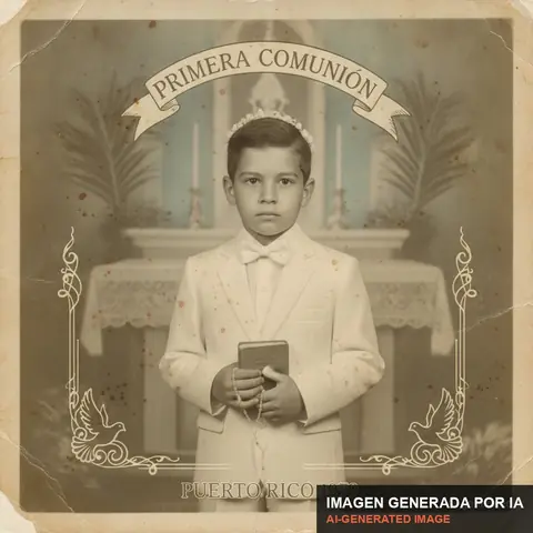 Documento de muestra generado por IA: foto de comunión